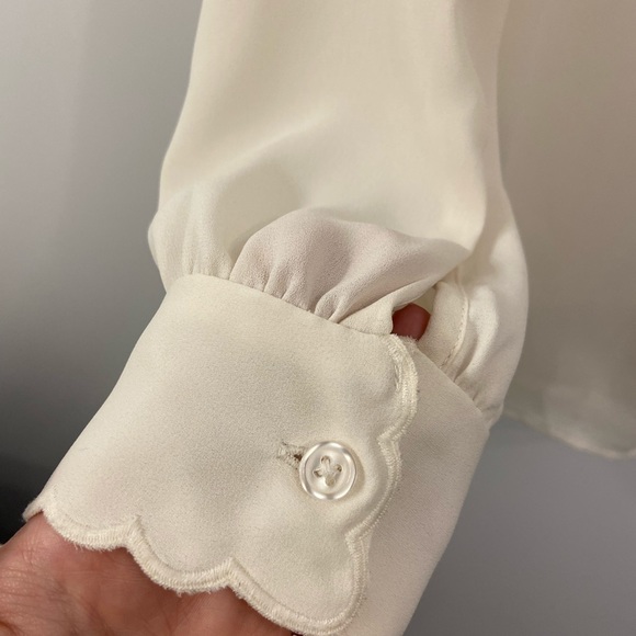 Banana Republic Sheer Blouse with Detailing - Picture 3 of 4